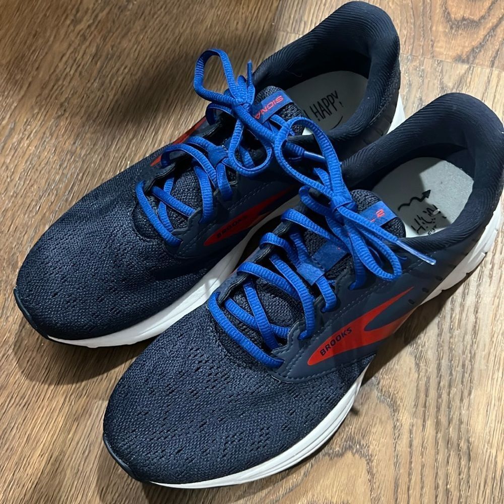 Navy Brooks Mens Signal 2 Running Shoe size 8